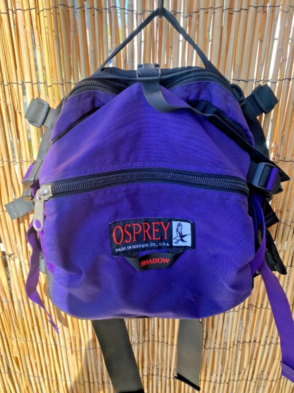 Vintage Osprey Shadow Lumbar Pack Purple Waist Pack - Unisex